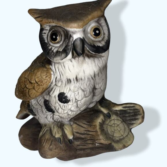 Vintage Home Interiors HOMCO Owl Figurine - Picture 1 of 2